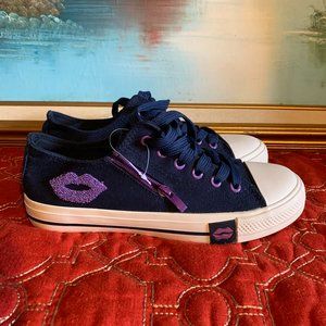 SHELAIDON Sport Navy Blue Sneakers Canvas Shoes Women's EU 40/US 8.5